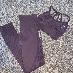 Gymshark leggings and sports bra